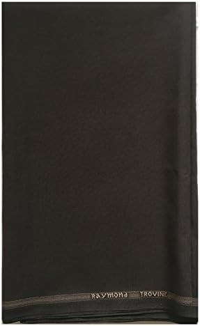 Raymond Men's Cotton Unstitched Trouser Fabric (Brown, Free Size)