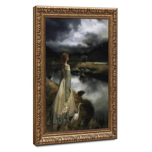 Affiches sur toile Edward Robert Hughes déco murale 30x45