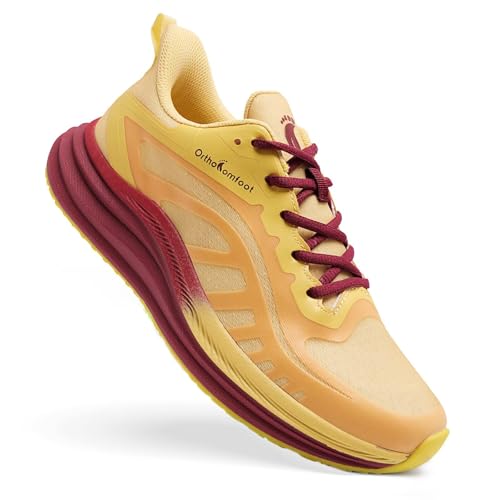 Men's Orthopedic Running Shoes: Casual Plantar Fasciitis Arch Support Neuropathy Foot Heel Pain...