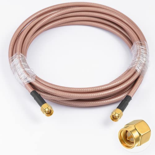 Nome del prodotto: Connettore SMA maschio a SMA maschio RG400 10ft/3m Cavo coassiale RF；