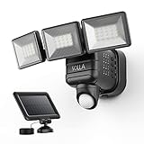 【Verstellbare Köpfe & Solarpanel】 Sie können den Deckungsbereich mit verstellbaren Köpfen und Sensoren anpassen, um eine effiziente Beleuchtung und zusätzliche Sicherheit für Ihr Haus zu gewährleisten. Die Basis des Solarpanels ist um 360° verstellbar, so dass Sie einen geeigneten Winkel zur Ausnutzung des Sonnenlichts finden können.