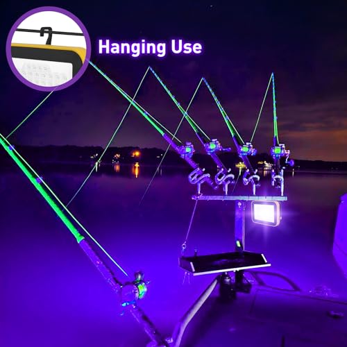 Image of Rechargeable LED Black Light, Battery Powered Portable Blacklight, 400nm LED Flood Light Black Lights, Neon Glow Party, Blacklight Catfishing, Halloween, Glow in The Dark Decoration 1 Pack