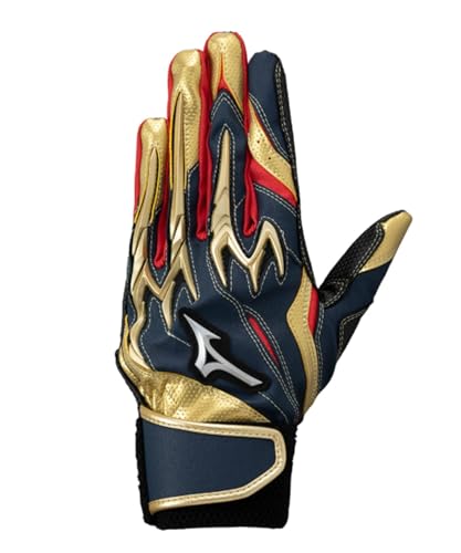 ミズノ ジュニア少年用 野球用 バッティング手袋 シリコンパワーアークDIレプリカ 両手用 1EJEY255 miz24ss