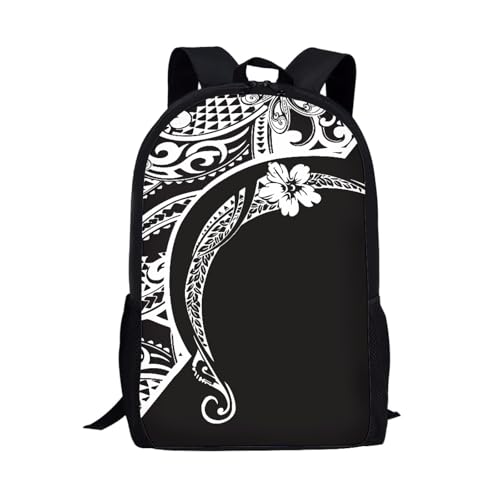 Joo Meryer Polynesian American Samoa Print Backpack Black