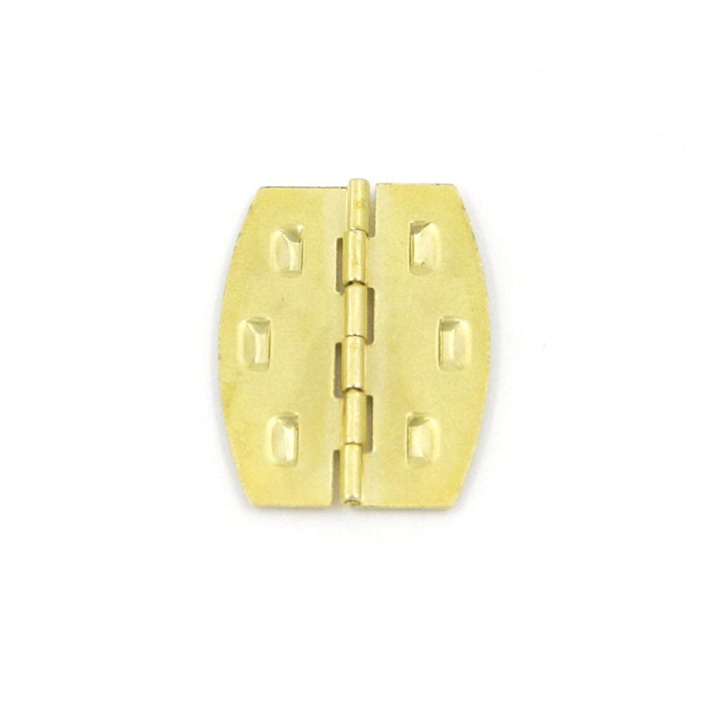 Sybnikolf One Color Antique Bronze Door Hinges 10Pcs Small Box Hinges Straight Insert Wooden Hinge Packing Box Hardware Retro