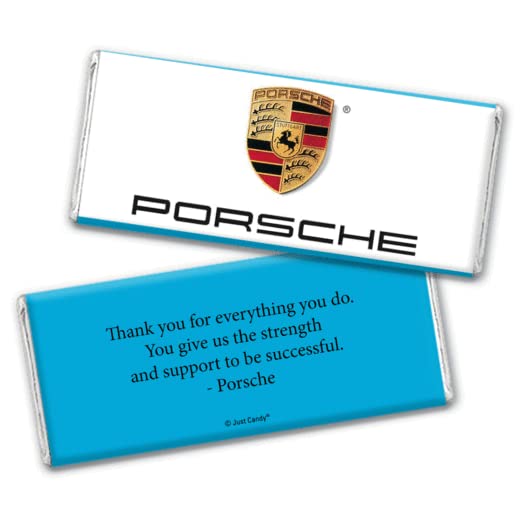 50ct Productos Promocionales Añade tu Logo Envolturas Personalizadas para Barras de Caramelo - Azul Caribe - Caramelo no Incluido