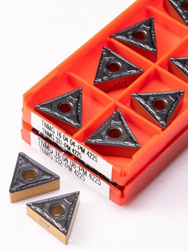 10 piezas Insertos de Carburo TNMG160408 PM 4225 para Torno CNC miniatura 5