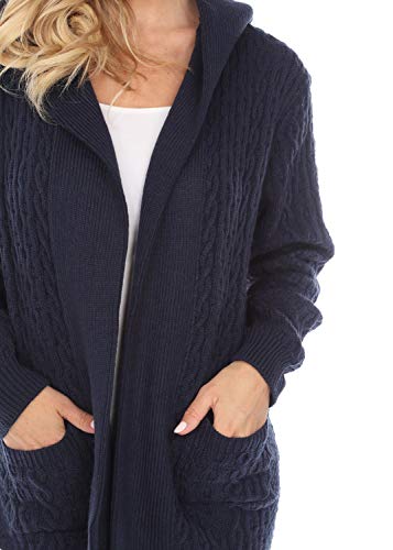 Image of SIMPLY COUTURE Women's Casual Pullover Cable-Knit Oversize Sweater