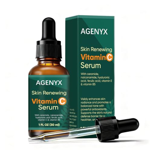 Vitamin C Serum for Face with Hyaluronic Acid & Ferulic Acid – Br...
