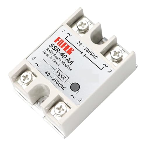 Relais à semi-conducteurs AC SSR 40A monophasé pour contrôle industriel