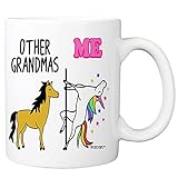 Other Grandmas Me Unicorn Coffee Mug - 11oz Cup For New Grandmothers, Moms, Mimi, Gigi, Nana - Birthday, Christmas, Mother's Day, Retirement Mug