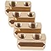 Kqcibz 4 Piece Hydrofoil Screw with Machine Rice Screw Hydrofoil Mounting T-Nuts M6 and M8 for All Hydrofoil Tracks, gold