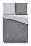 PFLEGELEICHT: Das Bettwäsche Set besteht aus 1x Deckenbezug 135x200 cm sowie aus 1x Kissenbezug 80x80 cm. Es ist sowohl Waschmaschinen (bis zu 60°C) sowie Trockner geeignet