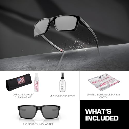 Oakley OO9264 MAINLINK – Polarized/Non-Polarized - Rectangle Sunglasses with Official Eyewear Kit Bundle3