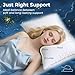 Sasttie Pillows Standard Size Set of 4, Full Size Bed Pillows for Side, Back, and Stomach Sleepers - Oeko-Tex Certified Down Alternative Plump Filling - Hotel Quality and Machine Washable, 4 Pack