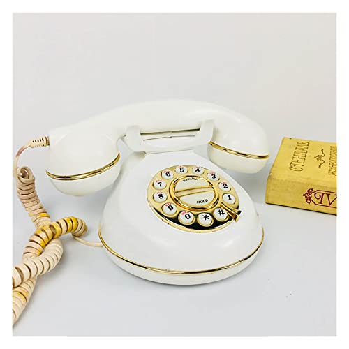 Téléphone rétro pour décorer une vitrine de café vide