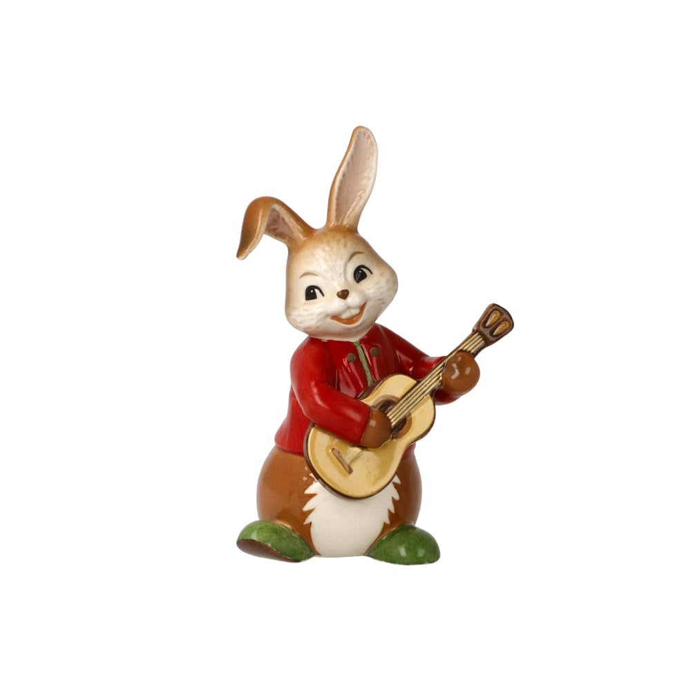 Goebel Little Guitar Player Rabbit Figurine Easter
