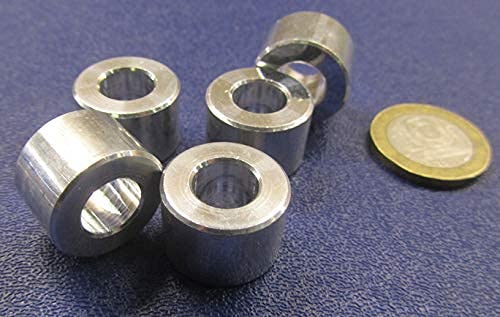 Aluminum Spacer, Unthreaded, 3/8