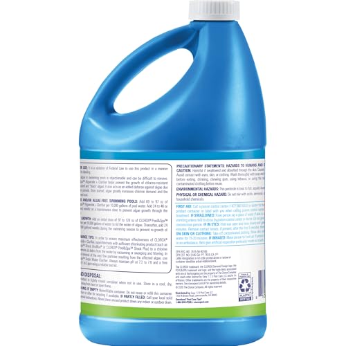 Clorox Pool&Spa Algaecide + Clarifier 42128CLX