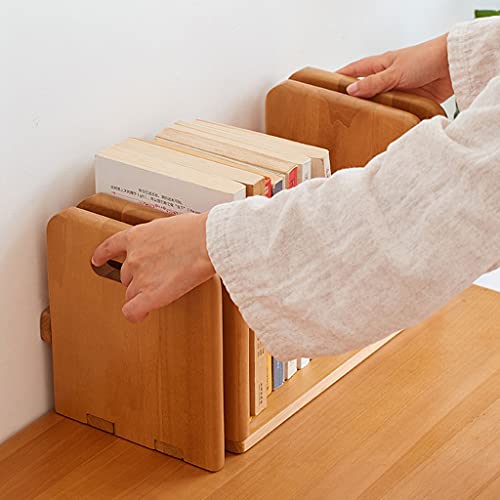 Estante retráctil de madera para solucionar el desorden de revistas y archivos de oficina 5