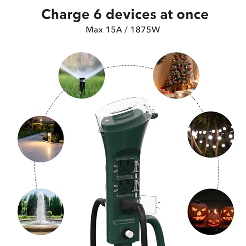 Bn-Link BNC-U13L Outdoor Power Strip Yard Stake Timer thumb #6