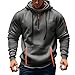 BOLUOBAO Zipper Hoodie Herren Sweatshirt mit Reißverschluss Pullover Langarm mit Taschen Warm Kapuzenjacke Kapuzenpullover