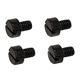 Hogue 82008 Ruger Mark Ii/Mark III Grip Screws, Slot, black (Per 4)