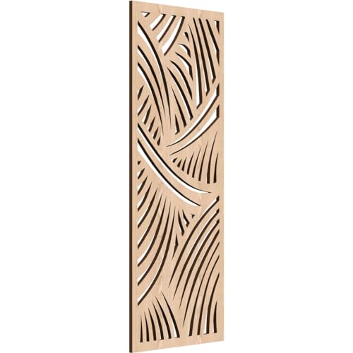 Image of 11 3 /8 inchW x 29 3 /8 inchH x 1 /4 inchT Chester Decorative Fretwork Wood Wall Panels, Red Oak