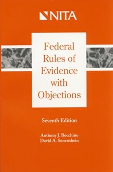 Paperback Federal Rules of Evidence with Objections Book