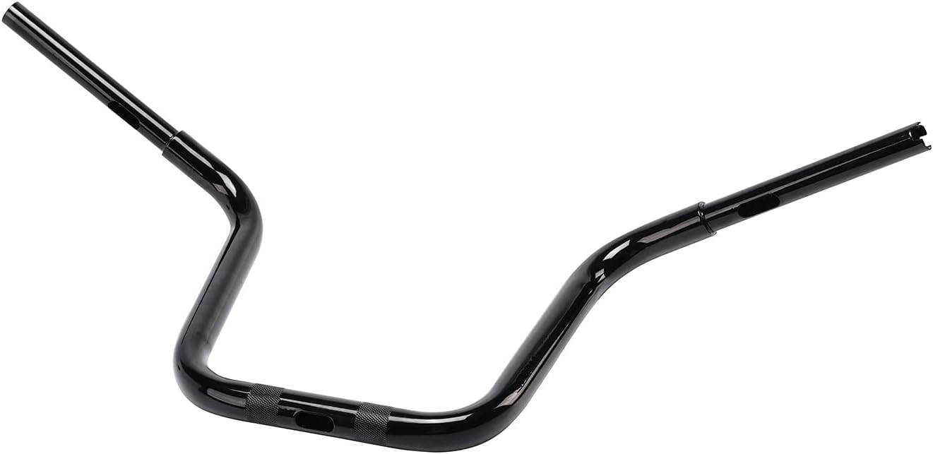 12'' Rise 1-1/4'' Ape Hanger HandleBars Fat Bars Fit Harley Softail 2018-2024 Road King 2014-later' Chrome