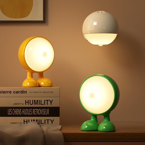 Sensor Lights Indoor,LED Motion Sensor Night Light,Big Eye Rechargeable USB Strong Magnetic Attaction Night Light,Stair Sensor Bedroom