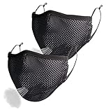 Borgasets Breathable Face Mask 3D Comfort Mesh Adults Youth Adjustable Reusable Washable Sport Masks