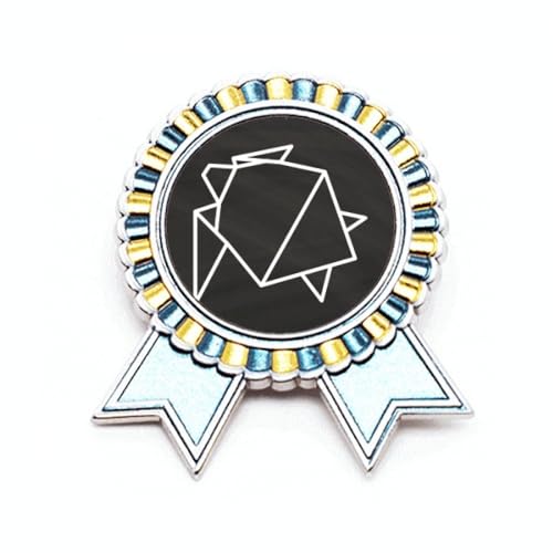 Broche en forme de tortue géométrique en métal taille M pour rehausser une tenue trop simple