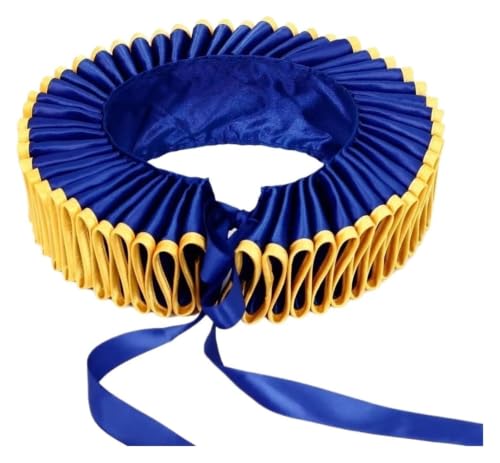 Collar de payaso con volantes en capas y acabados de sastrería
