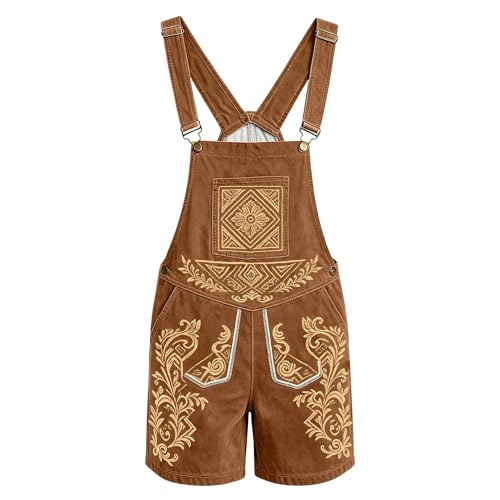 Lederhosen homme bavarois taille élastique et bretelles amovibles pour costume adulte