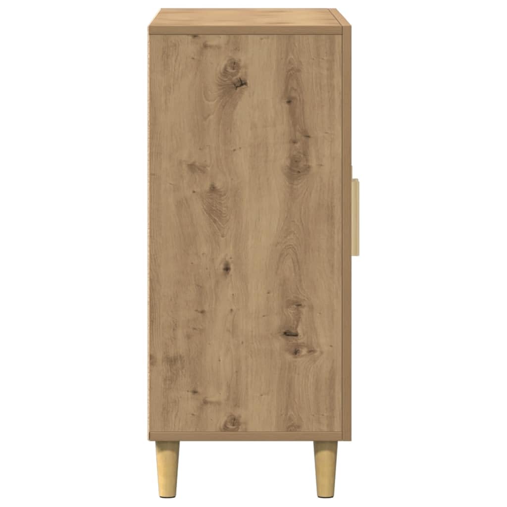 vidaXL Aparador de Madera de ingeniería Roble Artisan 90x34x80 cm