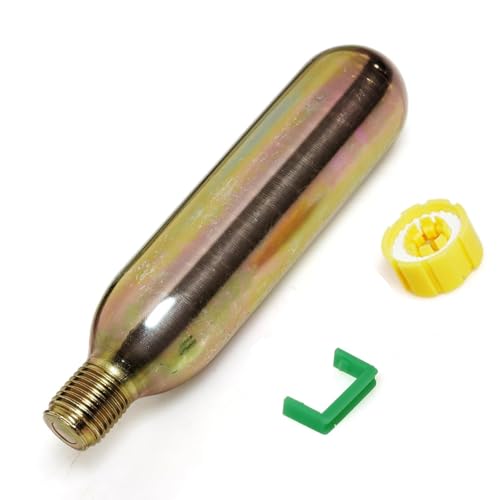 Owntop 24 Gram CO2 Cartridges PFD Rearming Kit 1/2 inch Thread for Automatic/Manual Inflatable Life Jacket C02 Cylinder Metal Tank 24g 1 Pack