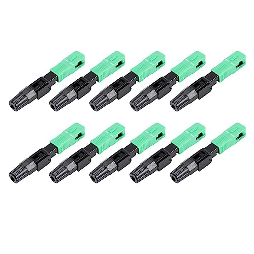 Conectores rápidos de fibra óptica SC monomodo pack de componentes de red 50 uds 7
