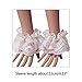 GANYKQ Wrist Cuffs for Women's Fashion Pleated Horn Cuff Detachable Shirt Fake Sleeve Cuffs Sunscreen Decorated Accessories