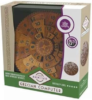 True Genius Grecian Computer | Wood Brain Teaser Puzzle Based Ancient Artifacts | Learn Lateral Thinking & Problem Solving Skills | Ages 10+