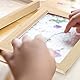 QUARKZMAN Papierherstellung Bildschirm Holz Papierherstellung 9,8 x 7,5 Zoll Papierherstellungsrahmen-Set für DIY Papierhandwerk Herstellung von Karten, Lesezeichen, Etiketten, 2 Packungen