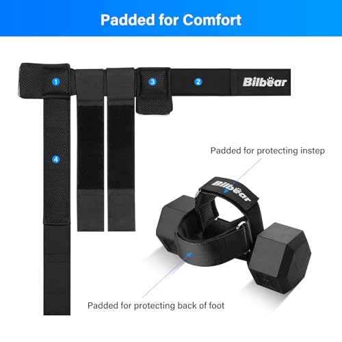 Correa tibialis con tobillera ajustable para elevación de piernas 5