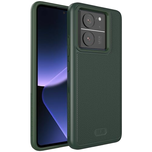 Coque Xiaomi 13T / 13T Pro TUDIA DualShield anti-choc double couche vert pin