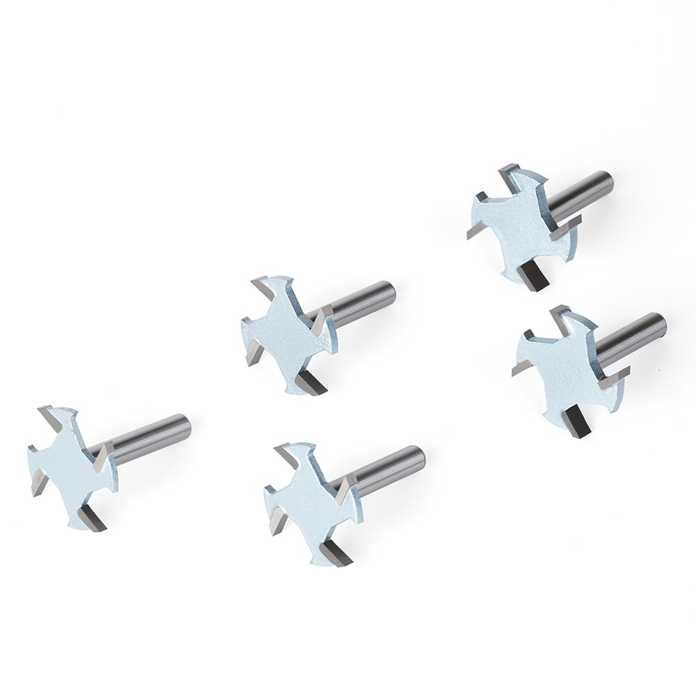 1-5 szt. 6mm 6.35mm Shank frez frez do drewna frezy z węglika metalu narzędzia do obróbki drewna 6mm średnica frezu(5PCS 6.35mm shank)
