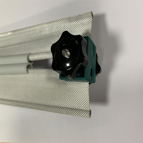 Etomvoop Juego de 2 bloques de bloqueo de canal de toldo para autocaravana, caravana, furgoneta, 6 mm x 6 mm, 8 mm x 6 mm, 6 mm x 4 mm, tiras de cuentas