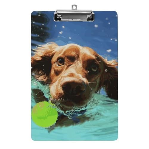 Porte-bloc acrylique A4 de qualité supérieure avec motif exclusif pour fournitures de bureau
