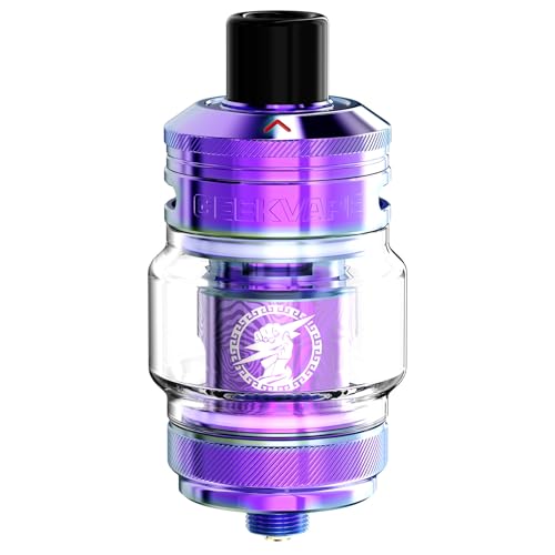 Geekvape Z Nano 3 Tank mit Push-Top-Befüllung einstellbarem Luftstrom 5 ml Fassungsvermögen kompatibel mit B-Coils 510-Anschluss Verdampfer No Nicotine (Regenbogen)