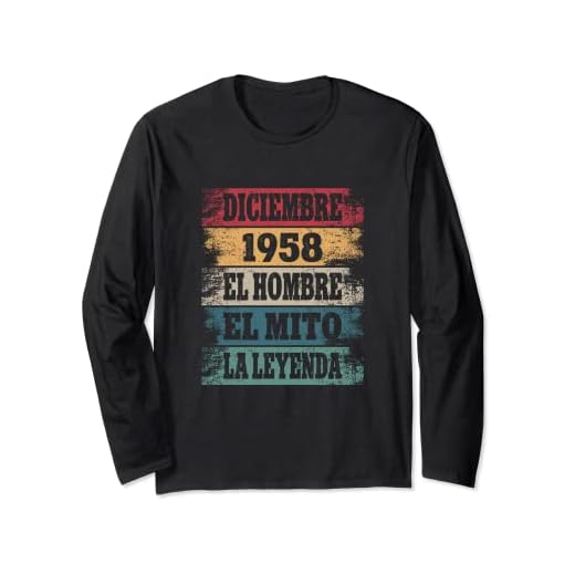 64 Cumpleaños Regalo Años Divertido Diciembre 1958 Manga Larga