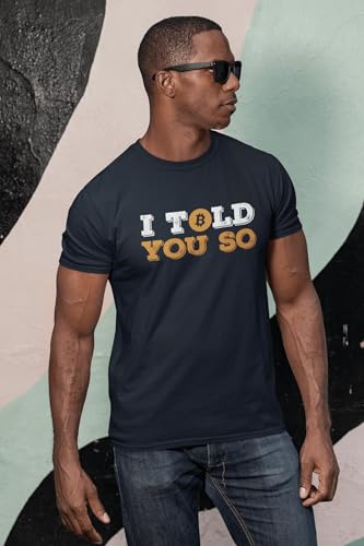 Men's Graphic T-Shirt I Told You So Bitcoin HODL BTC Crypto Traders Eco-Friendly Limited Edition Short Sleeve - Image 4