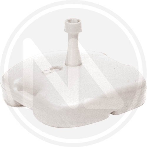 Grundlage für Sonnenschirm-Strand Weiß 20 LT.